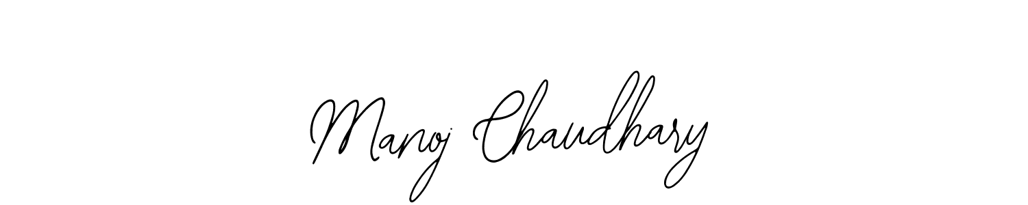 Make a short Manoj Chaudhary signature style. Manage your documents anywhere anytime using Bearetta-2O07w. Create and add eSignatures, submit forms, share and send files easily. Manoj Chaudhary signature style 12 images and pictures png