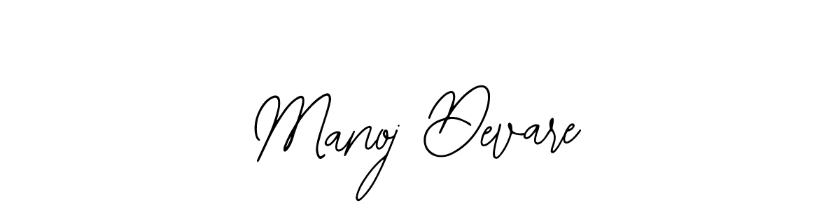 How to Draw Manoj Devare signature style? Bearetta-2O07w is a latest design signature styles for name Manoj Devare. Manoj Devare signature style 12 images and pictures png