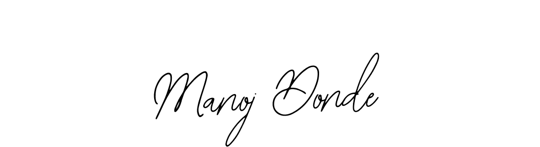 if you are searching for the best signature style for your name Manoj Donde. so please give up your signature search. here we have designed multiple signature styles  using Bearetta-2O07w. Manoj Donde signature style 12 images and pictures png