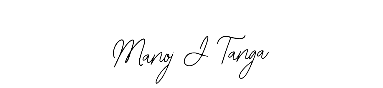 if you are searching for the best signature style for your name Manoj J Tanga. so please give up your signature search. here we have designed multiple signature styles  using Bearetta-2O07w. Manoj J Tanga signature style 12 images and pictures png