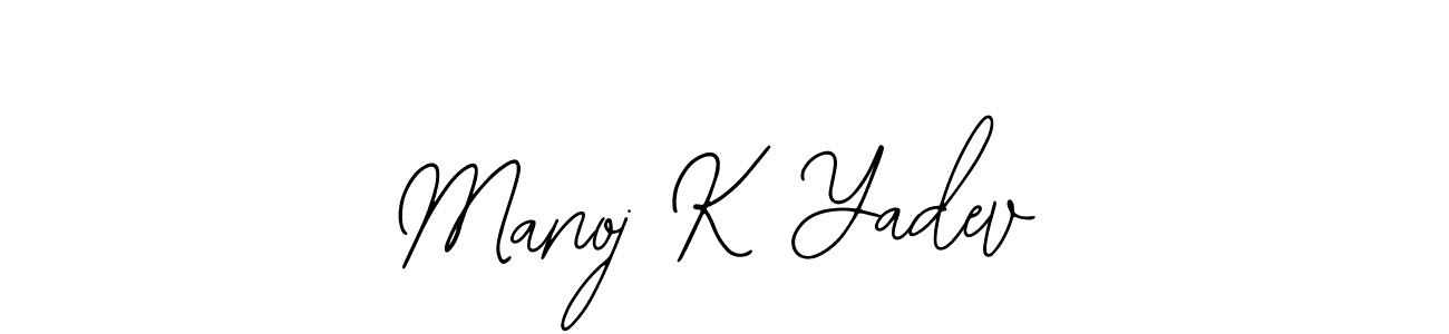 Create a beautiful signature design for name Manoj K Yadev. With this signature (Bearetta-2O07w) fonts, you can make a handwritten signature for free. Manoj K Yadev signature style 12 images and pictures png