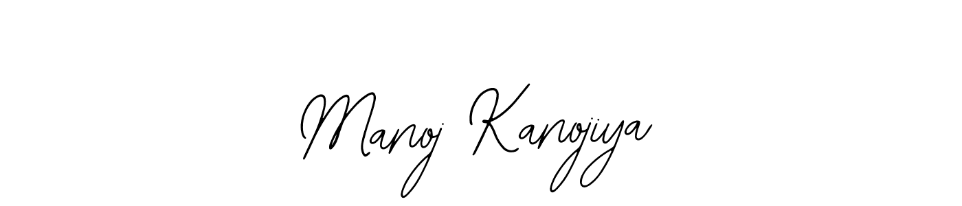 You should practise on your own different ways (Bearetta-2O07w) to write your name (Manoj Kanojiya) in signature. don't let someone else do it for you. Manoj Kanojiya signature style 12 images and pictures png