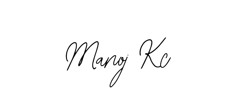 if you are searching for the best signature style for your name Manoj Kc. so please give up your signature search. here we have designed multiple signature styles  using Bearetta-2O07w. Manoj Kc signature style 12 images and pictures png