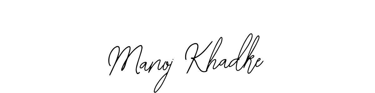 if you are searching for the best signature style for your name Manoj Khadke. so please give up your signature search. here we have designed multiple signature styles  using Bearetta-2O07w. Manoj Khadke signature style 12 images and pictures png