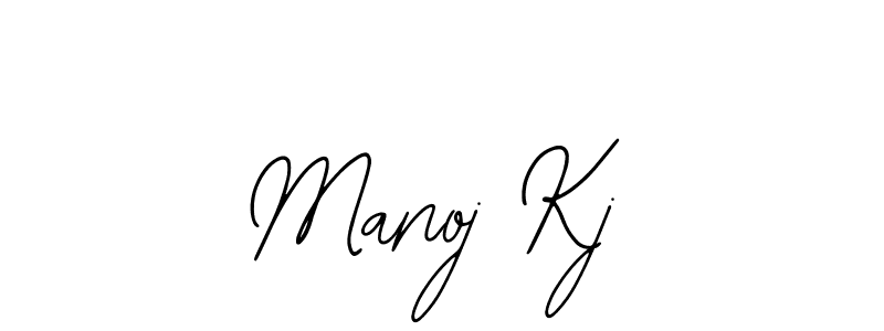 The best way (Bearetta-2O07w) to make a short signature is to pick only two or three words in your name. The name Manoj Kj include a total of six letters. For converting this name. Manoj Kj signature style 12 images and pictures png