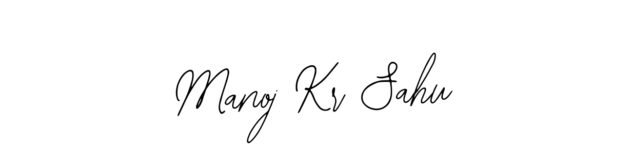 Also we have Manoj Kr Sahu name is the best signature style. Create professional handwritten signature collection using Bearetta-2O07w autograph style. Manoj Kr Sahu signature style 12 images and pictures png