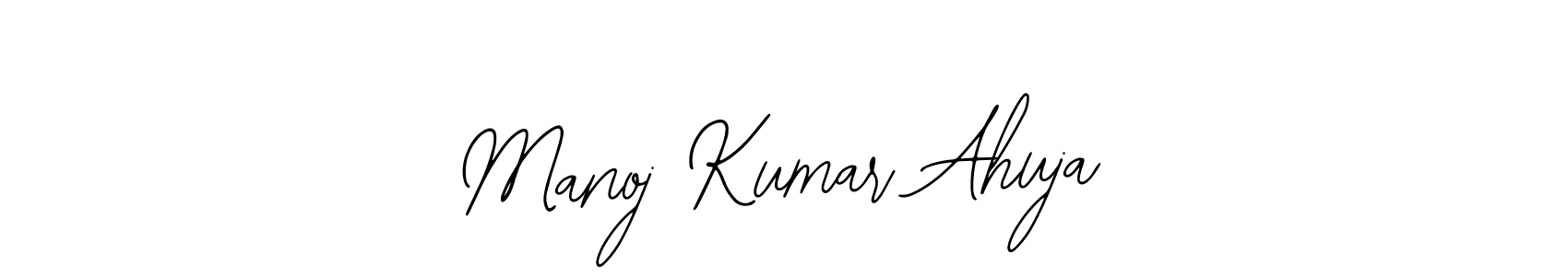 Make a short Manoj Kumar Ahuja signature style. Manage your documents anywhere anytime using Bearetta-2O07w. Create and add eSignatures, submit forms, share and send files easily. Manoj Kumar Ahuja signature style 12 images and pictures png