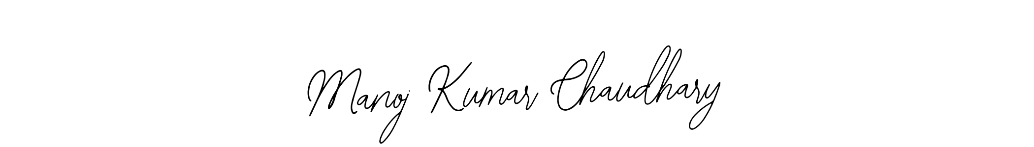 Use a signature maker to create a handwritten signature online. With this signature software, you can design (Bearetta-2O07w) your own signature for name Manoj Kumar Chaudhary. Manoj Kumar Chaudhary signature style 12 images and pictures png