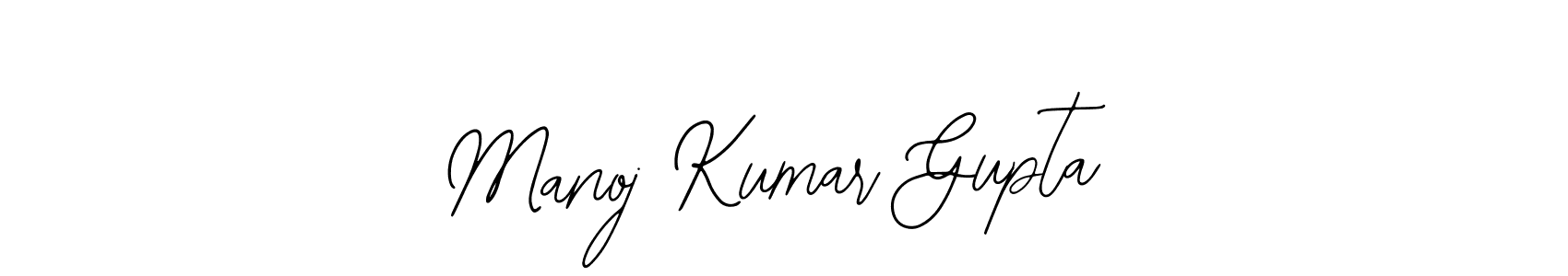 The best way (Bearetta-2O07w) to make a short signature is to pick only two or three words in your name. The name Manoj Kumar Gupta include a total of six letters. For converting this name. Manoj Kumar Gupta signature style 12 images and pictures png