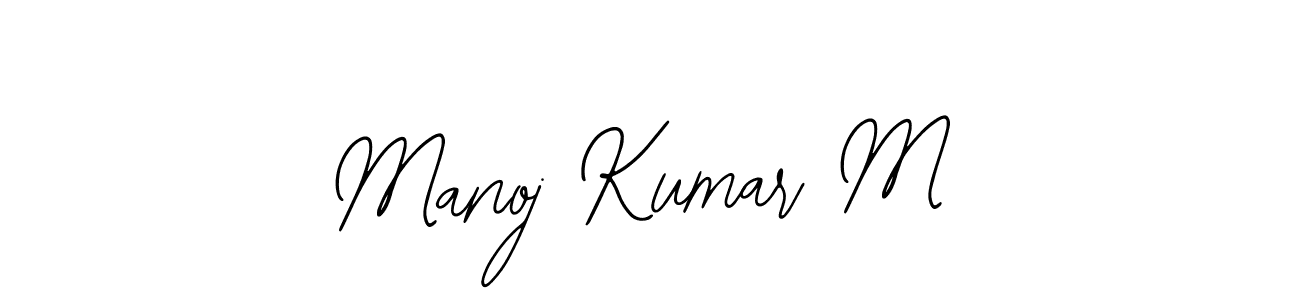Best and Professional Signature Style for Manoj Kumar M. Bearetta-2O07w Best Signature Style Collection. Manoj Kumar M signature style 12 images and pictures png