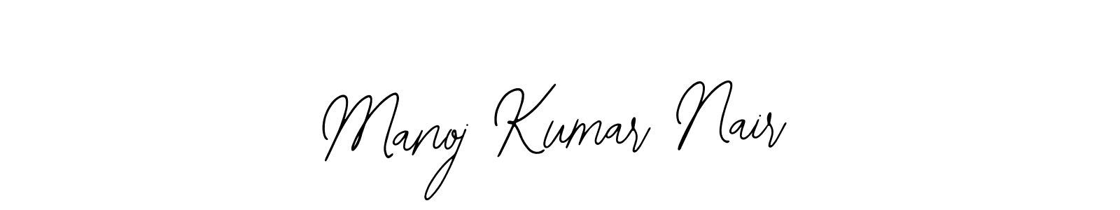 Similarly Bearetta-2O07w is the best handwritten signature design. Signature creator online .You can use it as an online autograph creator for name Manoj Kumar Nair. Manoj Kumar Nair signature style 12 images and pictures png