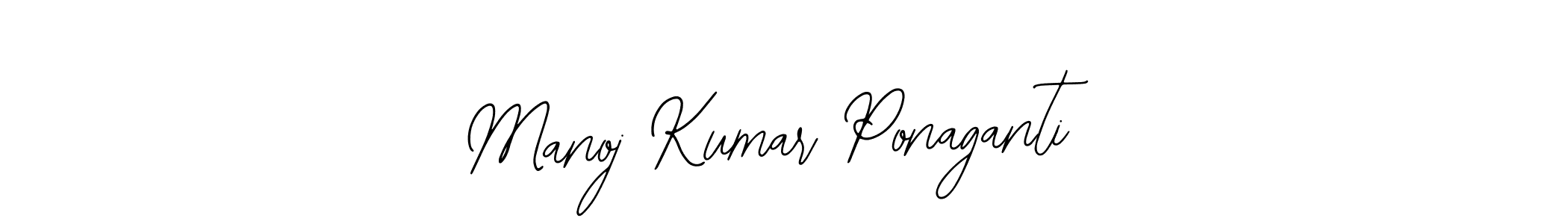 Make a beautiful signature design for name Manoj Kumar Ponaganti. Use this online signature maker to create a handwritten signature for free. Manoj Kumar Ponaganti signature style 12 images and pictures png