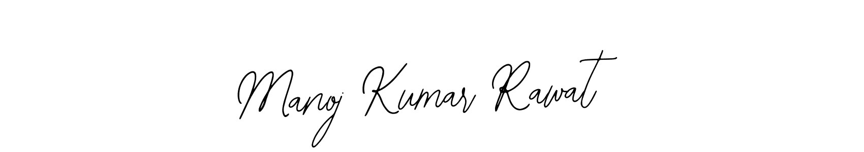 How to make Manoj Kumar Rawat name signature. Use Bearetta-2O07w style for creating short signs online. This is the latest handwritten sign. Manoj Kumar Rawat signature style 12 images and pictures png