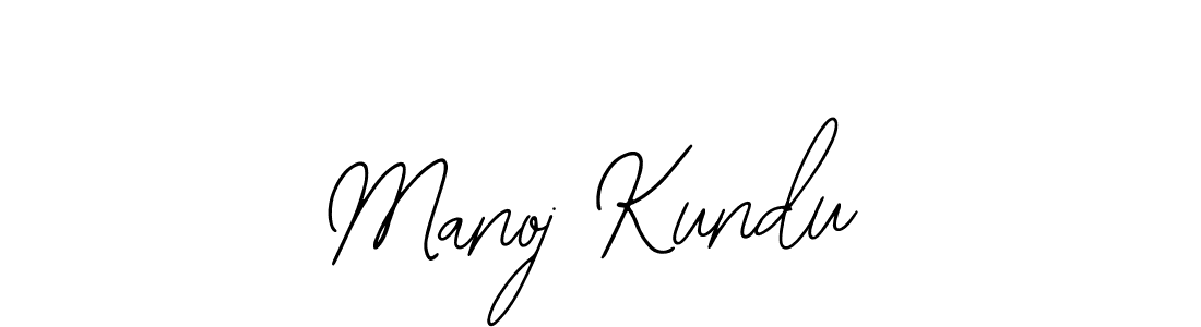 The best way (Bearetta-2O07w) to make a short signature is to pick only two or three words in your name. The name Manoj Kundu include a total of six letters. For converting this name. Manoj Kundu signature style 12 images and pictures png