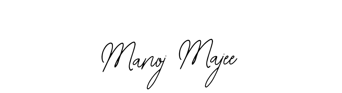 Use a signature maker to create a handwritten signature online. With this signature software, you can design (Bearetta-2O07w) your own signature for name Manoj Majee. Manoj Majee signature style 12 images and pictures png