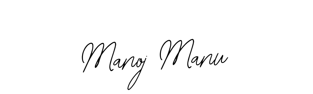 Also we have Manoj Manu name is the best signature style. Create professional handwritten signature collection using Bearetta-2O07w autograph style. Manoj Manu signature style 12 images and pictures png