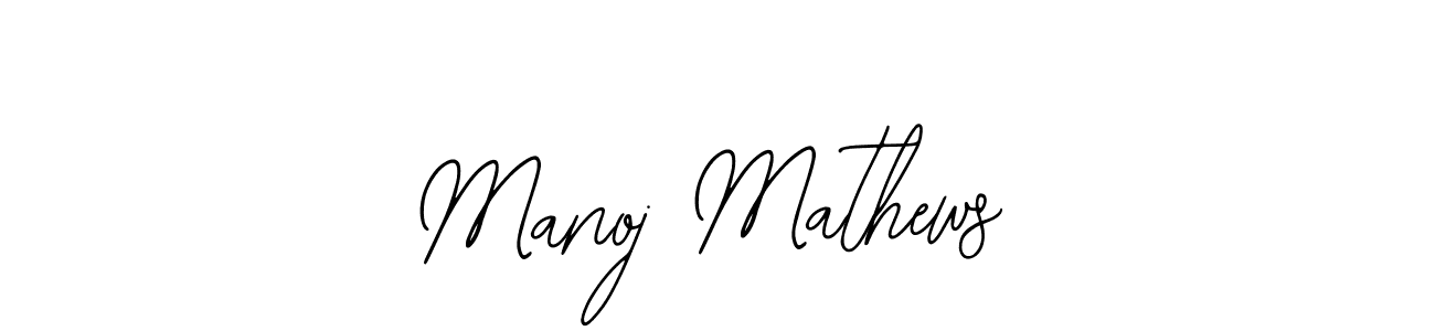 Make a beautiful signature design for name Manoj Mathews. With this signature (Bearetta-2O07w) style, you can create a handwritten signature for free. Manoj Mathews signature style 12 images and pictures png