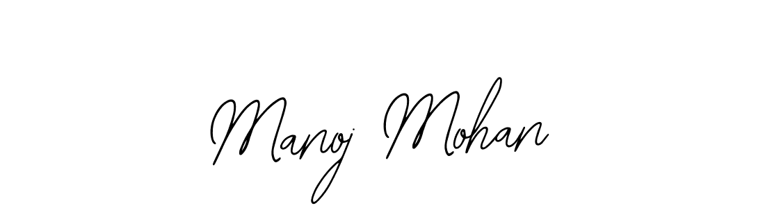 Create a beautiful signature design for name Manoj Mohan. With this signature (Bearetta-2O07w) fonts, you can make a handwritten signature for free. Manoj Mohan signature style 12 images and pictures png