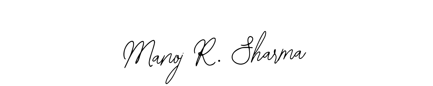 Also You can easily find your signature by using the search form. We will create Manoj R. Sharma name handwritten signature images for you free of cost using Bearetta-2O07w sign style. Manoj R. Sharma signature style 12 images and pictures png