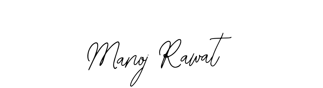 How to make Manoj Rawat name signature. Use Bearetta-2O07w style for creating short signs online. This is the latest handwritten sign. Manoj Rawat signature style 12 images and pictures png