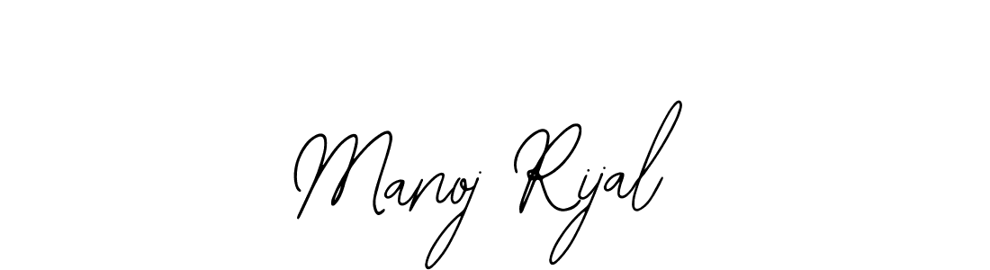 Make a beautiful signature design for name Manoj Rijal. With this signature (Bearetta-2O07w) style, you can create a handwritten signature for free. Manoj Rijal signature style 12 images and pictures png