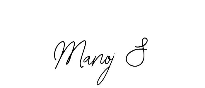 This is the best signature style for the Manoj S name. Also you like these signature font (Bearetta-2O07w). Mix name signature. Manoj S signature style 12 images and pictures png