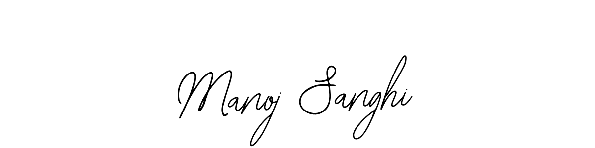 How to make Manoj Sanghi signature? Bearetta-2O07w is a professional autograph style. Create handwritten signature for Manoj Sanghi name. Manoj Sanghi signature style 12 images and pictures png