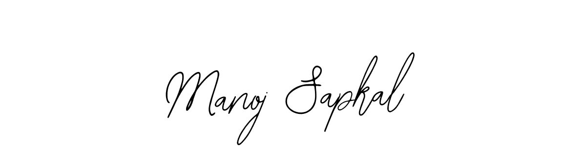 if you are searching for the best signature style for your name Manoj Sapkal. so please give up your signature search. here we have designed multiple signature styles  using Bearetta-2O07w. Manoj Sapkal signature style 12 images and pictures png