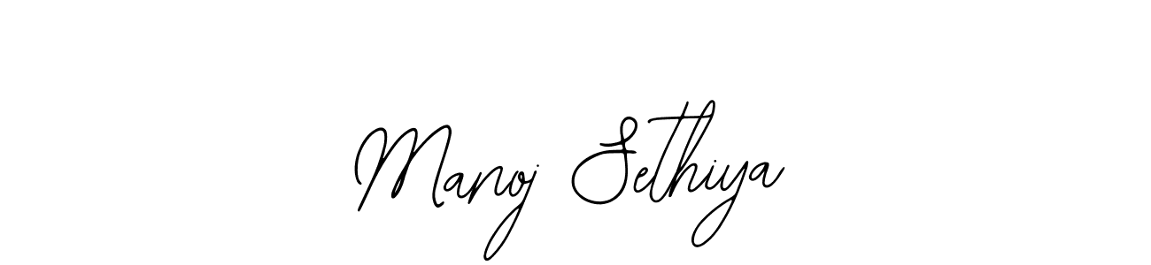 It looks lik you need a new signature style for name Manoj Sethiya. Design unique handwritten (Bearetta-2O07w) signature with our free signature maker in just a few clicks. Manoj Sethiya signature style 12 images and pictures png