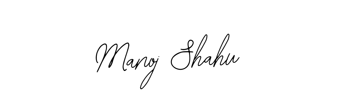 Create a beautiful signature design for name Manoj Shahu. With this signature (Bearetta-2O07w) fonts, you can make a handwritten signature for free. Manoj Shahu signature style 12 images and pictures png