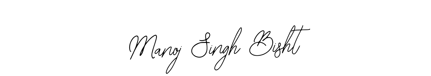Also we have Manoj Singh Bisht name is the best signature style. Create professional handwritten signature collection using Bearetta-2O07w autograph style. Manoj Singh Bisht signature style 12 images and pictures png