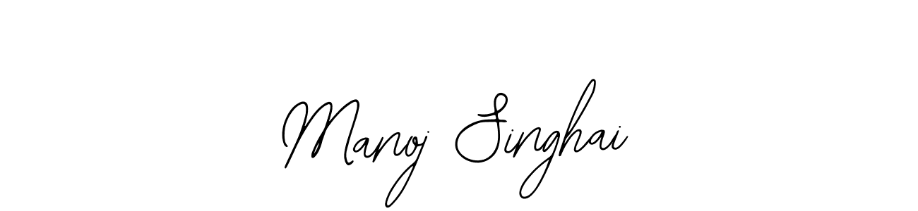 if you are searching for the best signature style for your name Manoj Singhai. so please give up your signature search. here we have designed multiple signature styles  using Bearetta-2O07w. Manoj Singhai signature style 12 images and pictures png