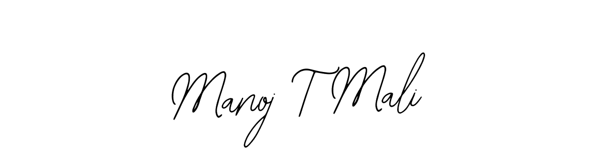 Manoj T Mali stylish signature style. Best Handwritten Sign (Bearetta-2O07w) for my name. Handwritten Signature Collection Ideas for my name Manoj T Mali. Manoj T Mali signature style 12 images and pictures png