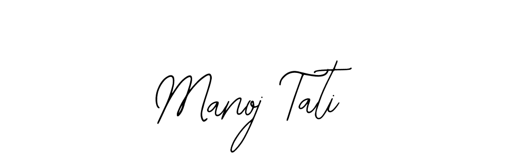 if you are searching for the best signature style for your name Manoj Tati. so please give up your signature search. here we have designed multiple signature styles  using Bearetta-2O07w. Manoj Tati signature style 12 images and pictures png