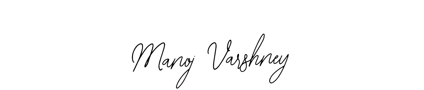 Similarly Bearetta-2O07w is the best handwritten signature design. Signature creator online .You can use it as an online autograph creator for name Manoj Varshney. Manoj Varshney signature style 12 images and pictures png