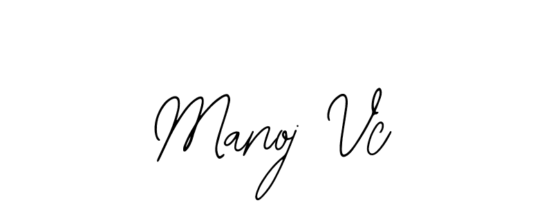 Create a beautiful signature design for name Manoj Vc. With this signature (Bearetta-2O07w) fonts, you can make a handwritten signature for free. Manoj Vc signature style 12 images and pictures png