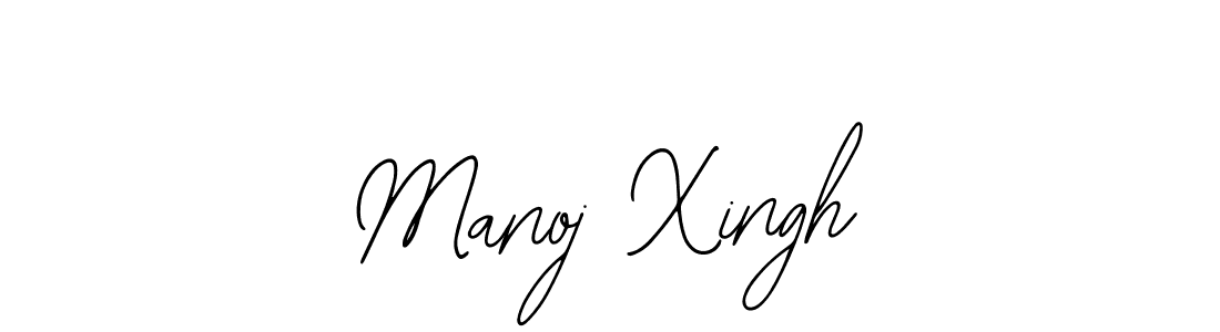 Bearetta-2O07w is a professional signature style that is perfect for those who want to add a touch of class to their signature. It is also a great choice for those who want to make their signature more unique. Get Manoj Xingh name to fancy signature for free. Manoj Xingh signature style 12 images and pictures png
