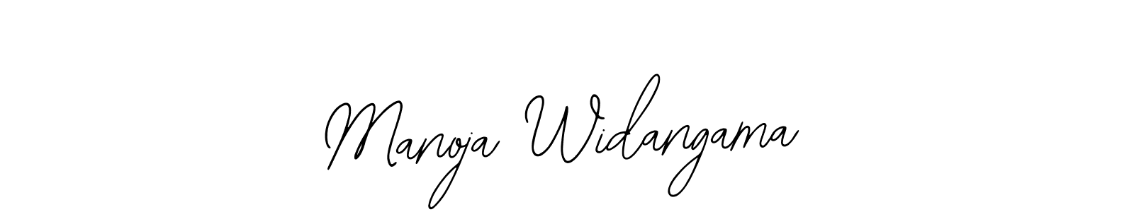 The best way (Bearetta-2O07w) to make a short signature is to pick only two or three words in your name. The name Manoja Widangama include a total of six letters. For converting this name. Manoja Widangama signature style 12 images and pictures png