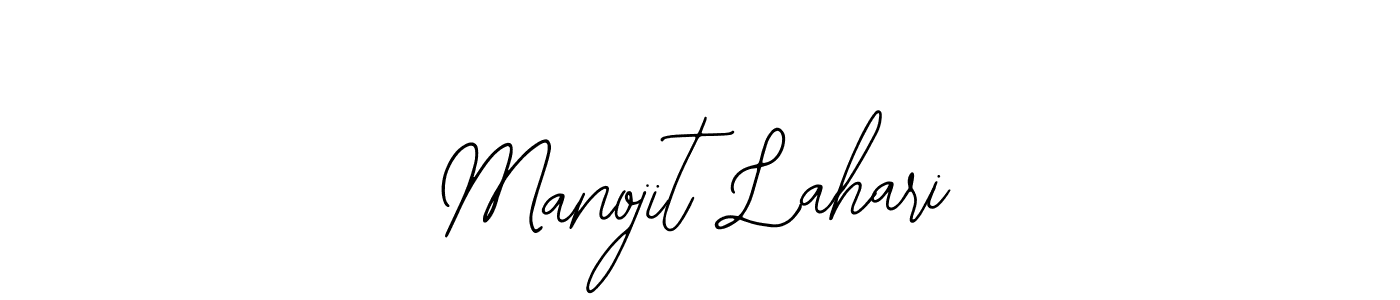 Also we have Manojit Lahari name is the best signature style. Create professional handwritten signature collection using Bearetta-2O07w autograph style. Manojit Lahari signature style 12 images and pictures png