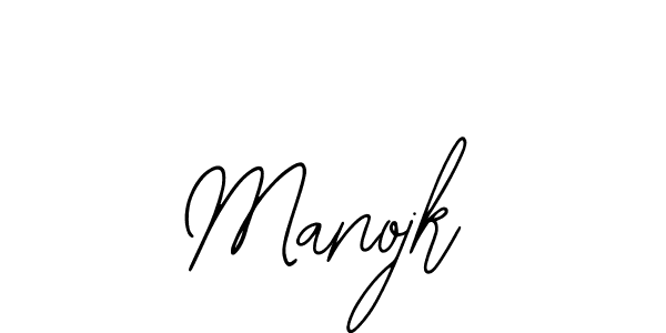 Design your own signature with our free online signature maker. With this signature software, you can create a handwritten (Bearetta-2O07w) signature for name Manojk. Manojk signature style 12 images and pictures png