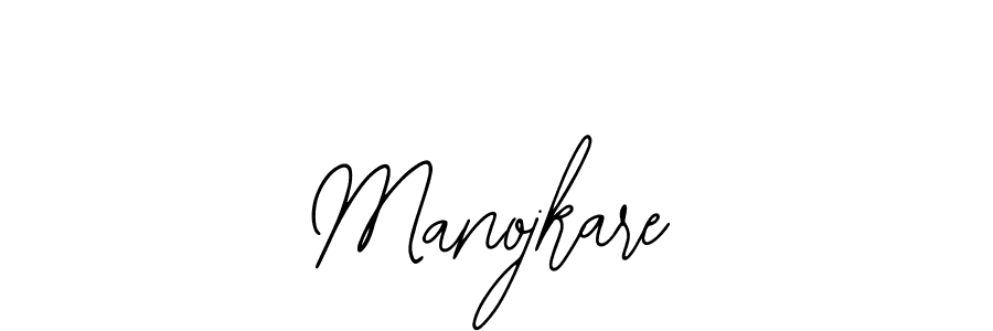 You should practise on your own different ways (Bearetta-2O07w) to write your name (Manojkare) in signature. don't let someone else do it for you. Manojkare signature style 12 images and pictures png