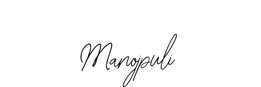 Manojpuli stylish signature style. Best Handwritten Sign (Bearetta-2O07w) for my name. Handwritten Signature Collection Ideas for my name Manojpuli. Manojpuli signature style 12 images and pictures png