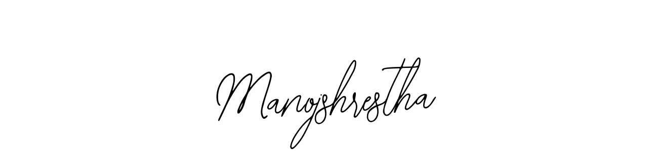 Use a signature maker to create a handwritten signature online. With this signature software, you can design (Bearetta-2O07w) your own signature for name Manojshrestha. Manojshrestha signature style 12 images and pictures png