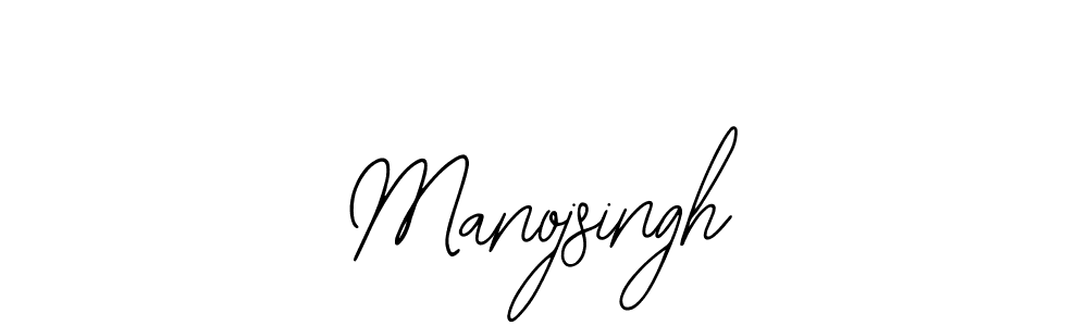 Use a signature maker to create a handwritten signature online. With this signature software, you can design (Bearetta-2O07w) your own signature for name Manojsingh. Manojsingh signature style 12 images and pictures png