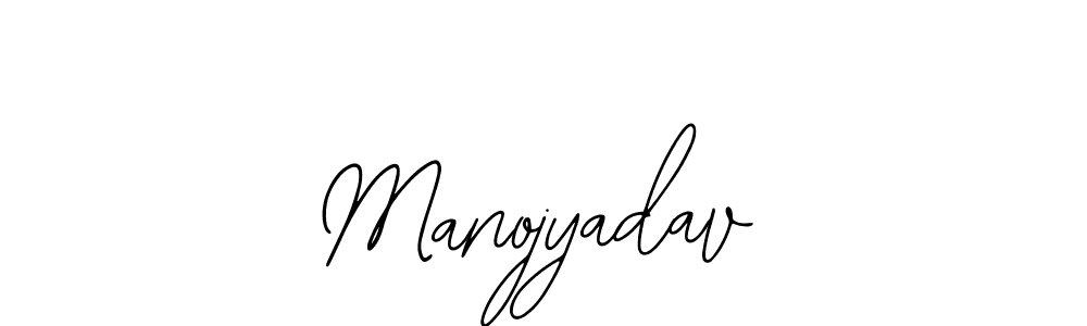 Use a signature maker to create a handwritten signature online. With this signature software, you can design (Bearetta-2O07w) your own signature for name Manojyadav. Manojyadav signature style 12 images and pictures png