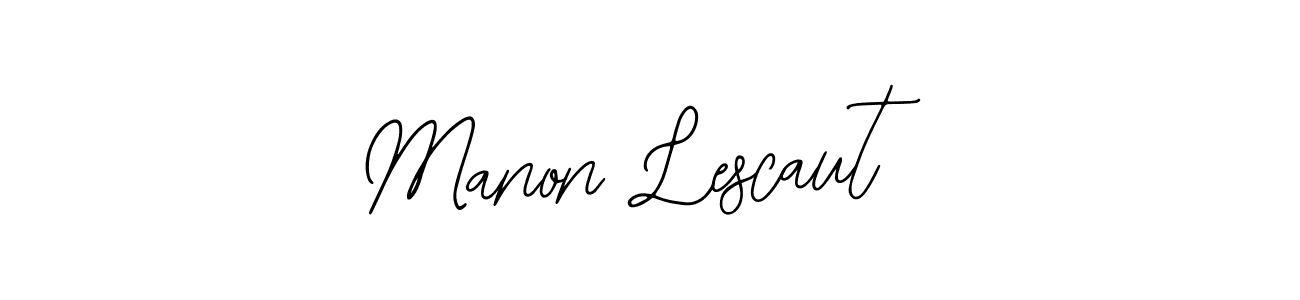 How to make Manon Lescaut name signature. Use Bearetta-2O07w style for creating short signs online. This is the latest handwritten sign. Manon Lescaut signature style 12 images and pictures png