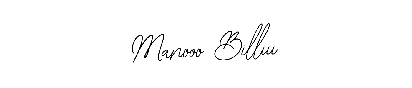 Also You can easily find your signature by using the search form. We will create Manooo Billiii name handwritten signature images for you free of cost using Bearetta-2O07w sign style. Manooo Billiii signature style 12 images and pictures png