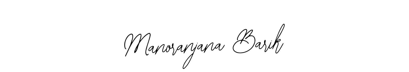 How to make Manoranjana Barik signature? Bearetta-2O07w is a professional autograph style. Create handwritten signature for Manoranjana Barik name. Manoranjana Barik signature style 12 images and pictures png