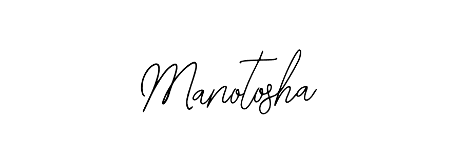 Design your own signature with our free online signature maker. With this signature software, you can create a handwritten (Bearetta-2O07w) signature for name Manotosha. Manotosha signature style 12 images and pictures png