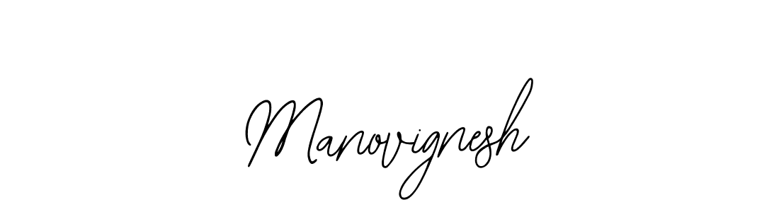 The best way (Bearetta-2O07w) to make a short signature is to pick only two or three words in your name. The name Manovignesh include a total of six letters. For converting this name. Manovignesh signature style 12 images and pictures png